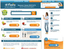 Tablet Screenshot of fizeo.fr